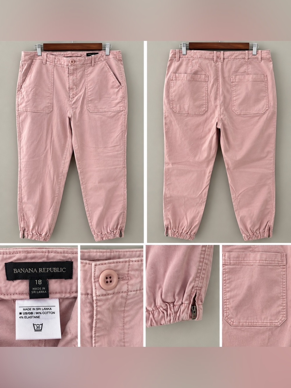 Banana Republic Light Pink Girls' Jogger Pants